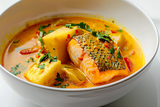 Mormors curried fish soup in a white ceramic bowl-2 (3)