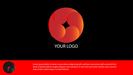 Logo, simple logo, attractive logo, your logo, circular logo