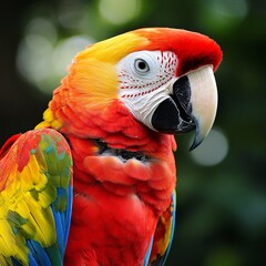 Fototapeta premium blue and yellow macaw
