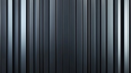 Obraz premium Sleek Metallic Vertical Stripes Background for Design Use