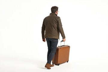 A person looks through the contents of their suitcase, possibly searching for something