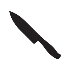 knife icon vector  isolated on a white background