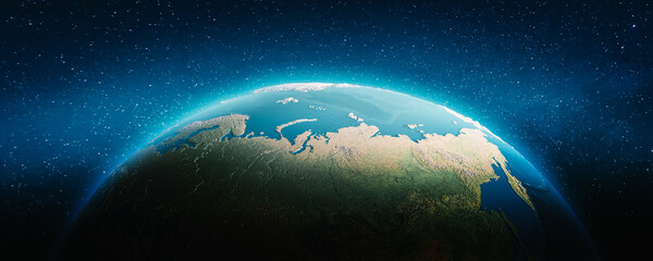 Fototapeta premium Planet Earth map