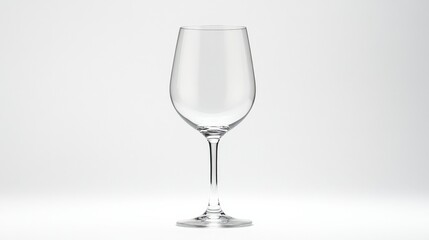 Fototapeta premium Elegant and Minimalist Wine Glass on a Clean Background
