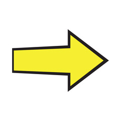 Arrow icon. flat style Arrow symbol. simple Arrow icon on a white background.