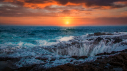 Fine art photography sunrise in Telde Gran Canaria