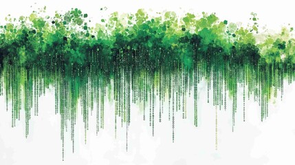 Flow of Information in Digital Waterfalls