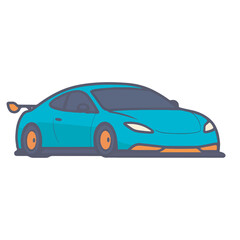 Fototapeta premium Art and Illustration of car and motorcycle perfect for design
