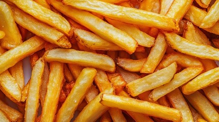 close-up french fries