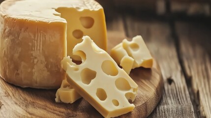 close-up piece of cheese