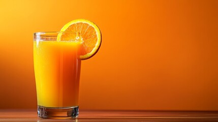 a glass of orange juice