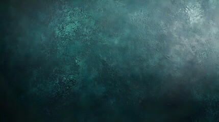 Fototapeta premium Dark emerald venetian decorative plaster wall background. Abstract gypsum texture with copy space for design. Beautiful wall decoration, renovation