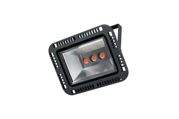 Fototapeta premium Professional Outdoor LED Flood Light with Adjustable Mounting Bracket, Industrial Grade Waterproof Lighting Fixture with Heat Sink Design for Commercial Use