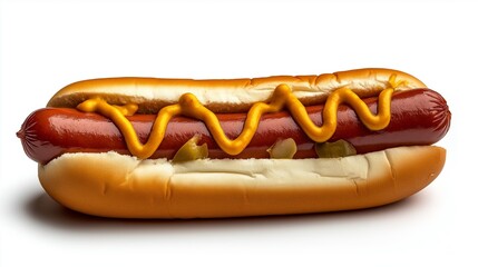 Hot dog isolated on background