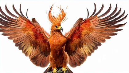 Obraz premium Phoenix on white