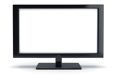Fototapeta premium lcd monitor isolated on white