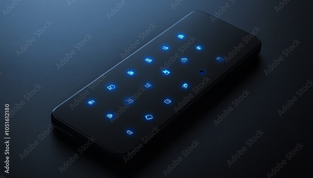 Aufkleber stylish 3d rendering of a blank dark background providing space for advertising text, adorned with d