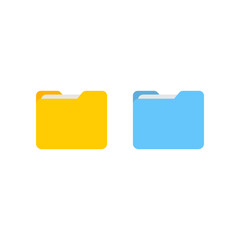 open folder icon. Folder with documents, flat design icon vector illustration for website design logo application dictionary access