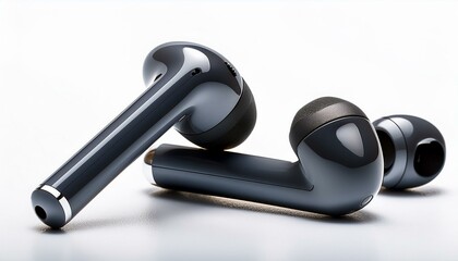 Wireless Earbuds on white 