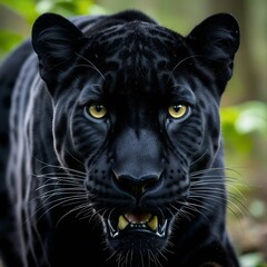 close up portrait of a tiger