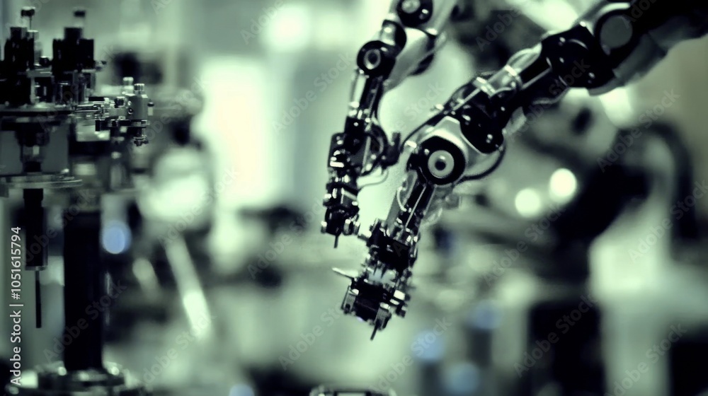 Poster advanced robotics in modern automation lab