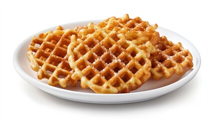 waffles on a plate