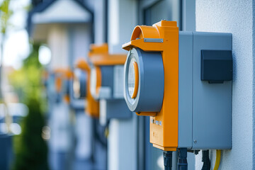 Smart meters providing real-time energy consumption data to households