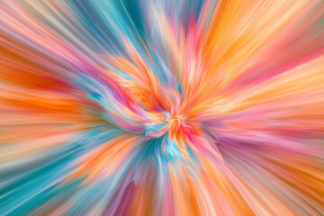 Obraz premium Vibrant Abstract Explosion of Colors