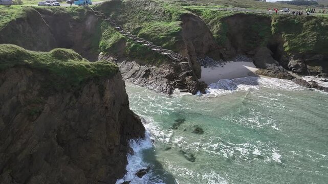 Playa de Santa Comba en Ferrol A Coru&ntilde;a Galicia