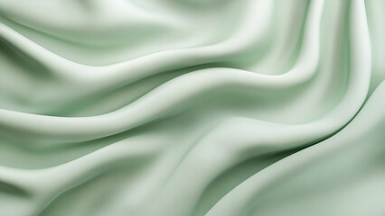 Obraz premium Pastel green canvas with a smooth, almost seamless texture
