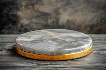 Obraz premium Elegant Marble Serving Board Display
