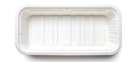 The plain white container sits idle, inviting creativity in the kitchen or practical use in organizing. Its unadorned design offers endless possibilities. Generative AI