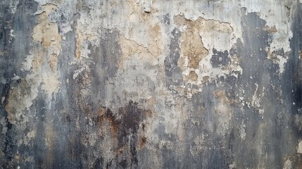 Wall with peeling paint, a textured and distressed background for design textured
