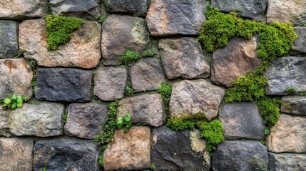 Purple hues on textured stone wall, a captivating blend of nature's artistry and rustic charm