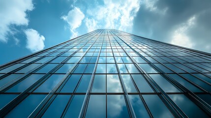 Fototapeta premium Tower office building tower gallus, frankfurt am main, hesse, germany, europe. architecture modern. Ultra realistic. Photorealistic