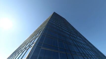 Obraz premium Tower office building tower gallus, frankfurt am main, hesse, germany, europe. architecture modern. Ultra realistic. Photorealistic