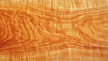 Fototapeta premium Soft cherry wood with a polished finish and delicate, even grain lines