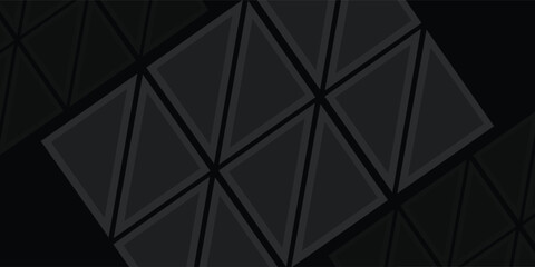 Black polygonal pattern for banners, banners for sale day, black Friday. vektor