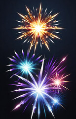 Fototapeta premium fireworks in the night sky