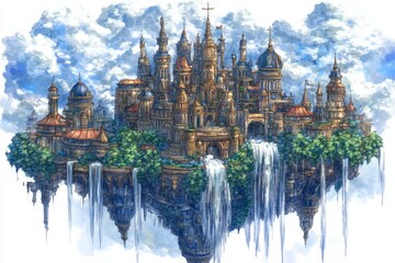 Floating City in the Clouds.