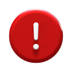 red exclamation mark button