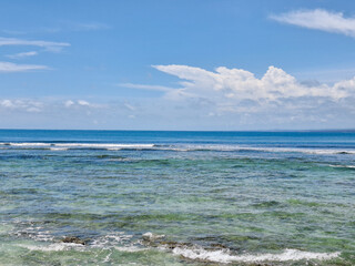 beach and blue sky