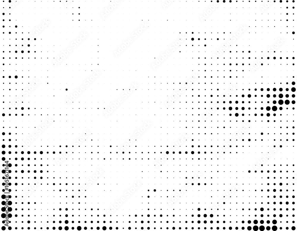 Poster halftone background vector, abstract backdrop design with two tone pattern and copy space for edit y