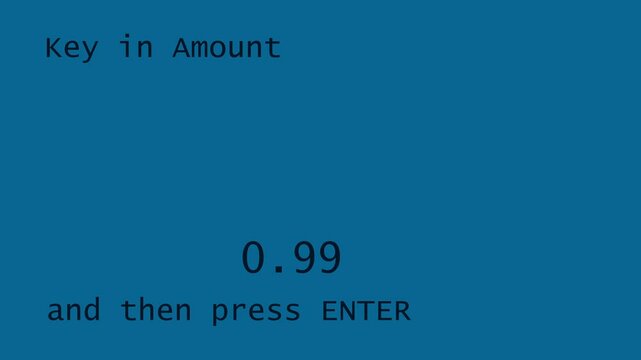 Payment credit card reader declined