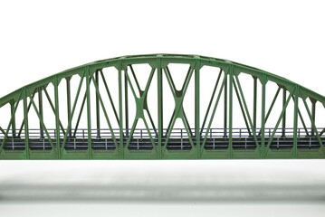 maquette de pont façon métal « Eiffel »