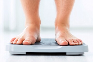 feet on scale weight loss journey