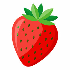 Obraz premium strawberry isolated on white