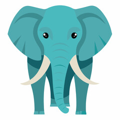 Obraz premium elephant cartoon isolated on white