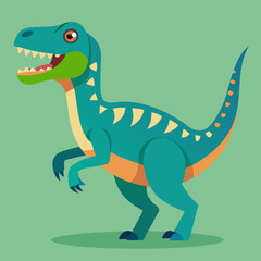 Obraz premium tyrannosaurus dinosaur vector illustration