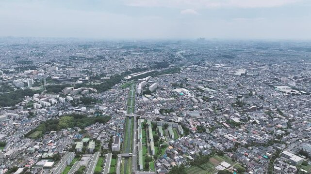 都内上空300m_2　Tokyo aerial photography